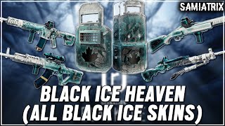 Black Ice Heaven - All Black Ice Weapon Skins - Rainbow Six Siege