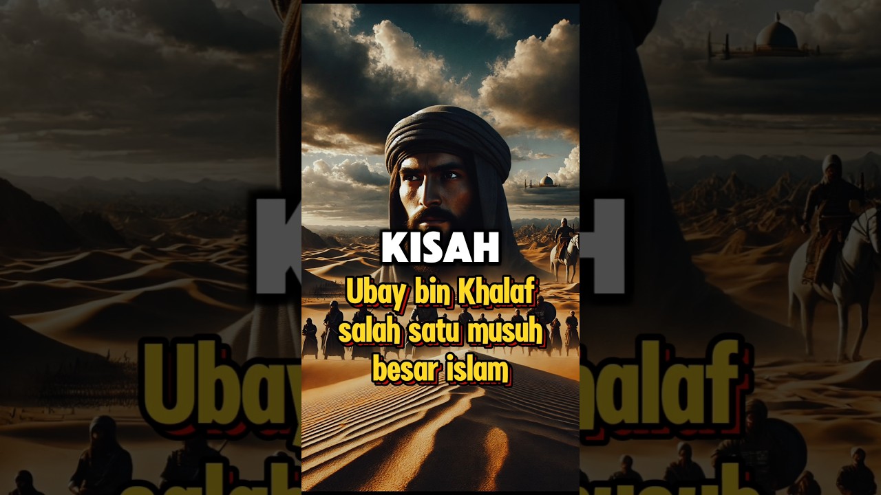 Nabi muhammad SAW dan ubay bin khalaf.........