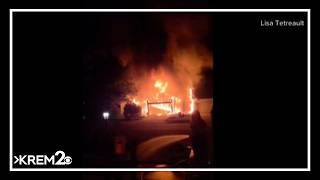 Police investigating possible arson for two fires set within a mile of one another in Coeur d Alene