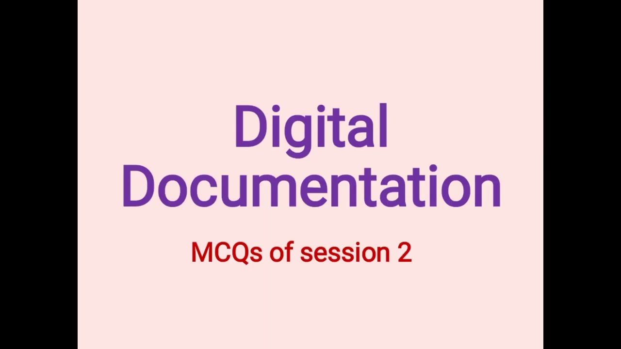 MCQ of digital documentation session 2(insert image in a document)