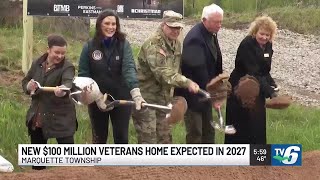 Governor Whitmer attends groundbreaking ceremony for new veterans home in Marquette Township