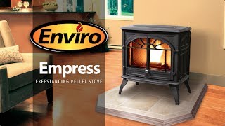 Enviro | Empress Pellet Stove - Top Hat Home Comfort Services