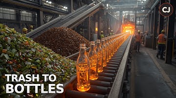 How Mountains of Broken Glass Are Turned Into Brand New Bottles