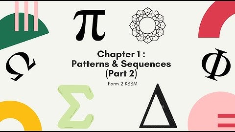 Mathematics Form 2 KSSM - Chapter 1 (Patterns & Sequences) - Part 2