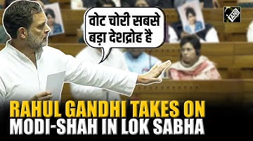 ‘Vote-Chori, Brazillian Model, EC’s silence & more…’ Rahul Gandhi goes all guns blazing in LokSabha