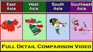 East Asia Vs West Asia Vs South Asia Vs Southeast Asia | A Comprehensive Comparison | #bluestar | by Blue Star 558 views 8 months ago 6 minutes, 9 seconds