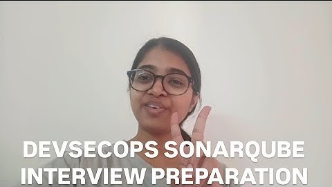 DevSecOps SonarQube Interview Preparation