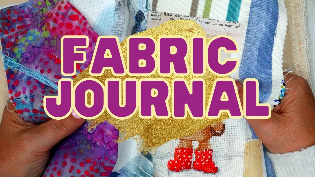 How to create a fabric junk journal cover and first pages beginner