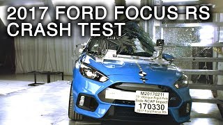 2017 Ford Focus RS Pole Crash Test @CrashNet1