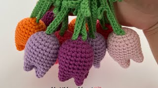 Crochet tulipanes