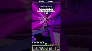 Bro pulled the most dramatic ending of defeating the ender dragon EVER.     #minecraft #enderdragon