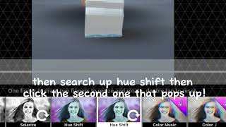 tut on how to get the rainbow / hue shift effect!! ( videostar only)