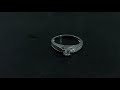 Video: Auksinis žiedas su Briliantais "The Elegance 45"