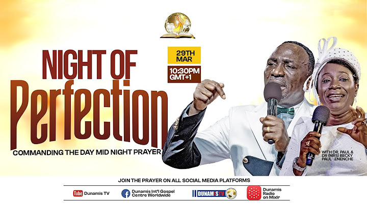 MID NIGHT PRAYER COMMANDING THE DAY || NIGHT OF PERFECTION || 29-03-2025