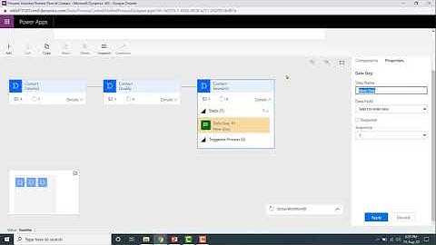 Development of Business Process Flows