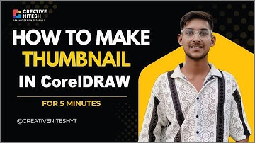 “CorelDRAW Thumbnail Design Tutorial | YouTube Thumbnail Kaise Banaye | Canva vs CorelDRAW”