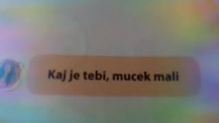 Aleksander Maček - Kaj Je Tebi , Mucek Mali Radovednih 5