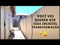 REFORMA em área EXTERNA! VEJA como POUCA coisa muda muito! INCRÍVEL transformação! Textura BLINDADA!