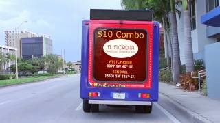 Miami Cupones LED Truck TV Advertising