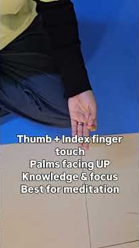 Gyan Mudra vs Chin Mudra | Same Fingers, Different Energy 🧘‍♀️