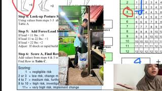 Isis Postur Kerja Menggunakan Metode Reba - Ergonomi