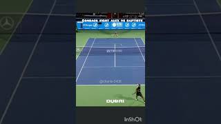 comback fight eala vs baptiste #ytshorts #tennis #highlights