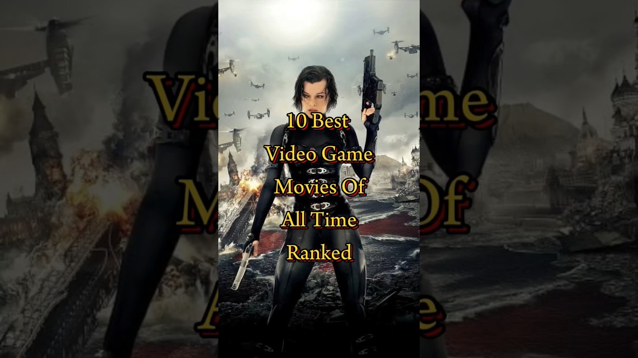 10 Best Video Game Movies Of All Time Ranked | Games Movies Hollywood #shorts #movie #top10