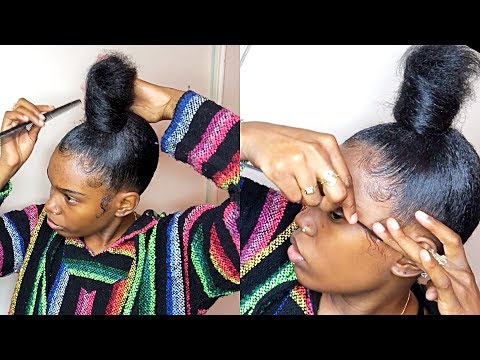 how-to:-top-knot-/ninja-bun-+-edges-(natural-hair-)