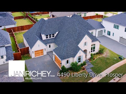4490 Liberty Drive, Prosper, TX home video tour
