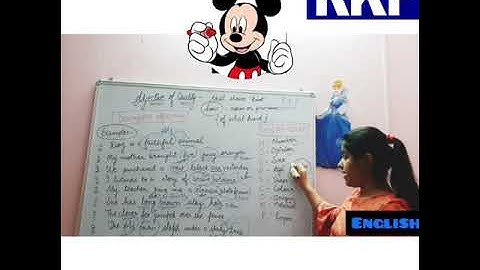 Grade 3 to 5 - English - Adjectives - Video 2 Part 2 by Ms. Karishma