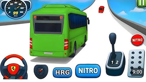 Crazy Bus Mega Ramp Impossible Racing - Bus Mega Ramp Racing - Android Gameplay  #69