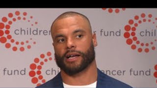 Famous Cowboys QB Dak Prescott comments on parenthood & empathy, during Q&A at Children's Cancer Fund Gala Profile
