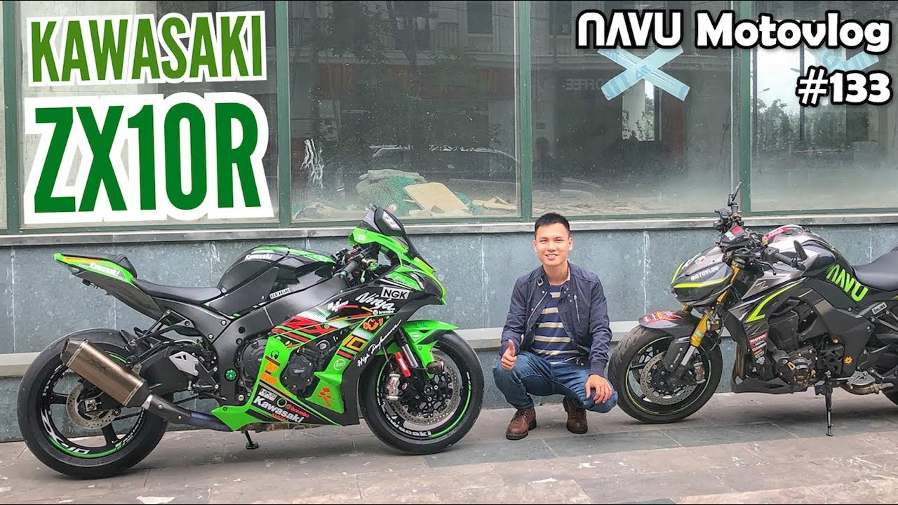 Chạy thử Kawasaki ZX10R của anh hàng xóm mê moto, nhà chẳng có gì ngoài ...