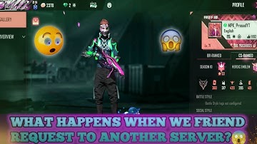 🔴SENDING FRIEND REQUEST TO ANOTHER SERVER PLAYER | FREEFIRE FRIEND REQUEST TO OTHER SERVER 🤔😱#shorts