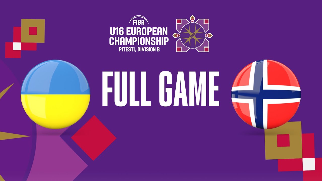 Ukraine v Norway | Full Basketball Game | FIBA U16 European Championship 2023