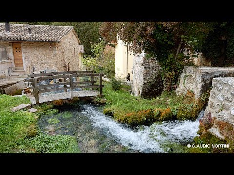 RASIGLIA Il borgo delle acque - Umbria -  4k