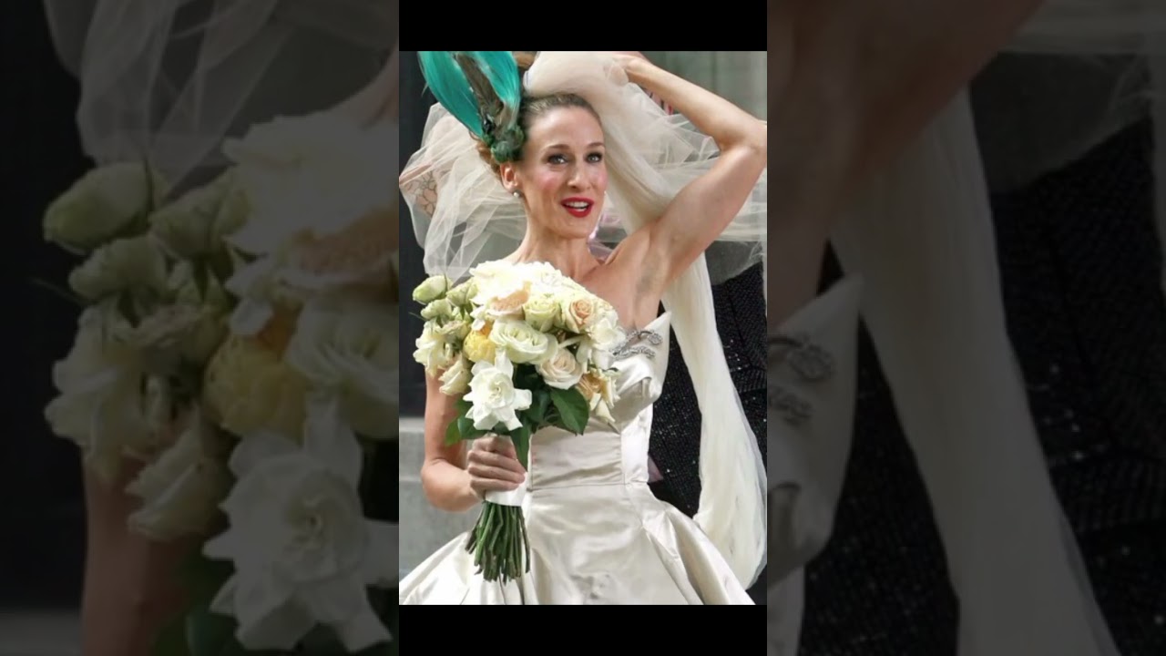 Carrie Bradshaw's Iconic Vivienne Westwood Wedding Dress - YouTube Carrie Bradshaw's Iconic Vivienne Westwood Wedding Dress - YouTube