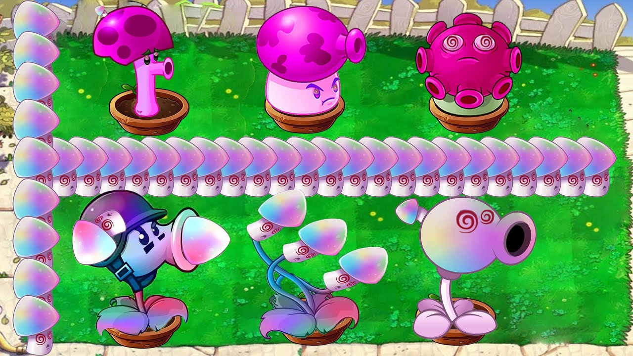 Hypno Peashooter X Hypno Plants Shroom Vs Giga Zomboss vs Gargantuar ...