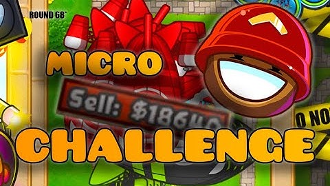 BLOONS TD BATTLES MICRO CHALLENGE ROUND 68! [WORLD RECORD]