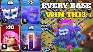 Best Th13 Strongest CWL Attack | 4 Golem + 14 Bowler + 8 Witch | Th13 Attack Strategy 2023 In Coc