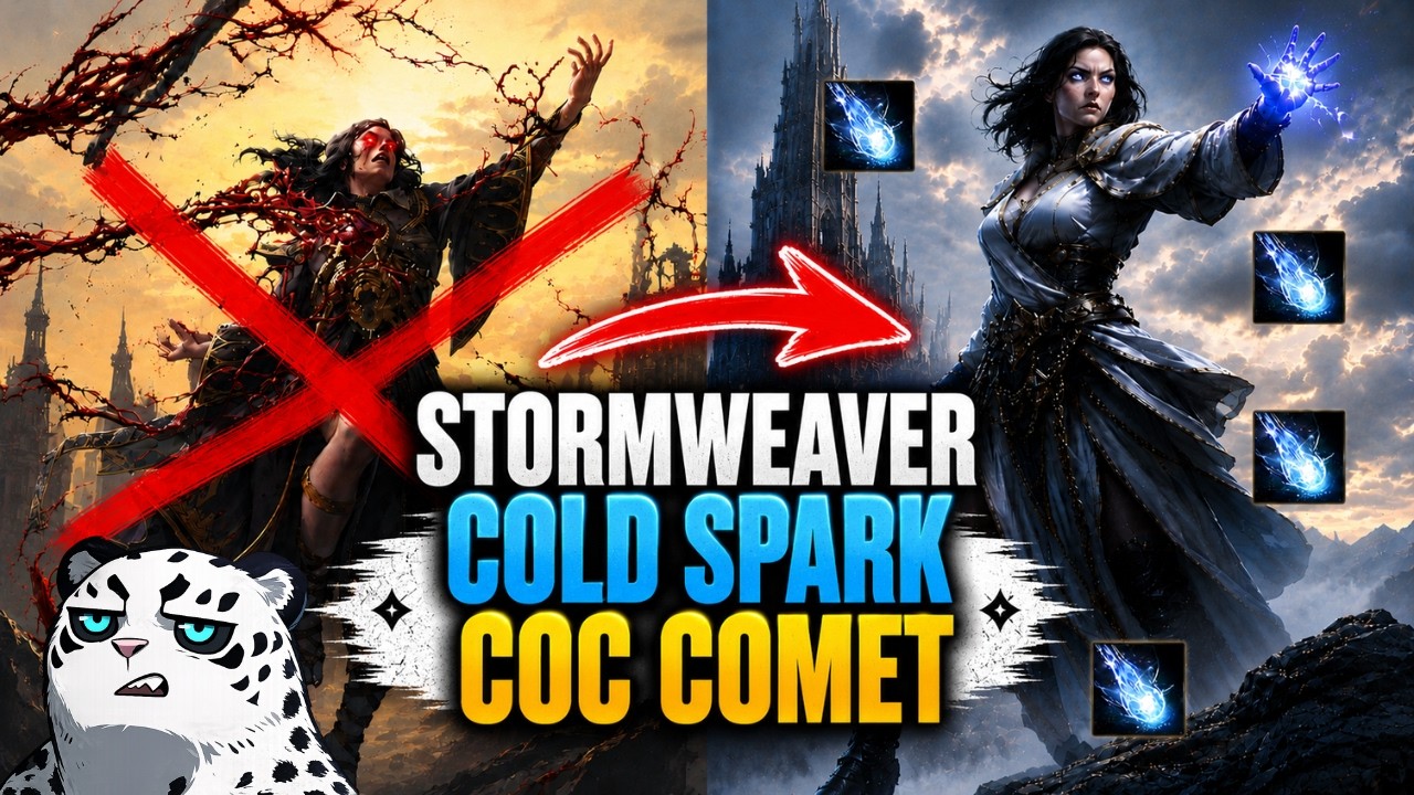 PoE 2 Stormweaver Spark - Cold Spark with CoC Comet - Sorceress Build | 0.5 Path of Exile 2
