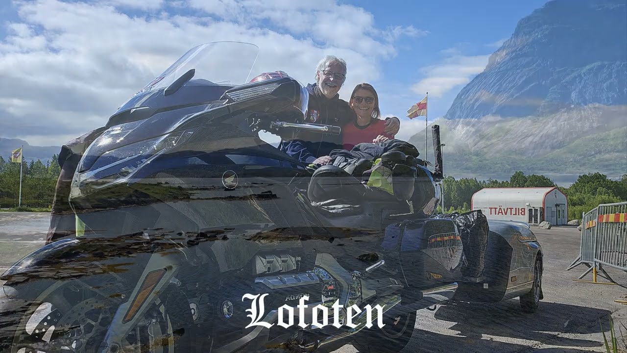 Goldwing på tur til Lofoten