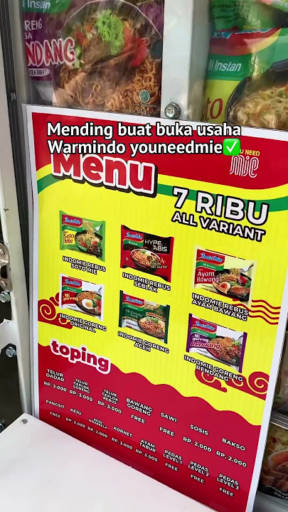 Daripada #party mending buka usaha warmindo Youneedmie