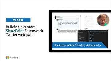 Building a custom SharePoint Framework Twitter web part