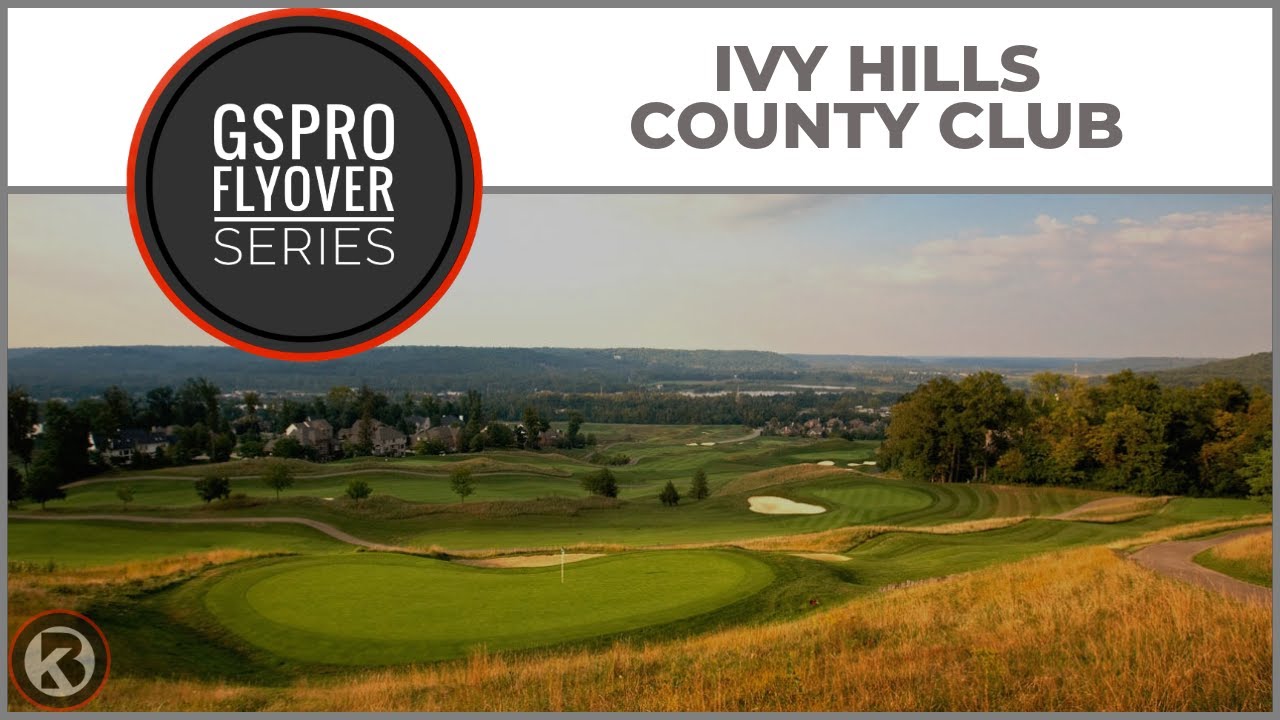 GSPro Course Flyover - Ivy Hills Country Club - Designed by D Lenos