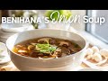 How to make benihanas  onion soup