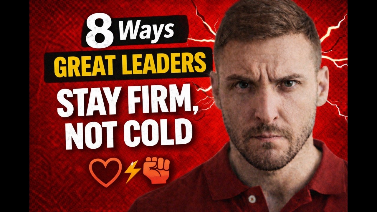 8 Ways Great Leaders Stay Firm, Not Cold