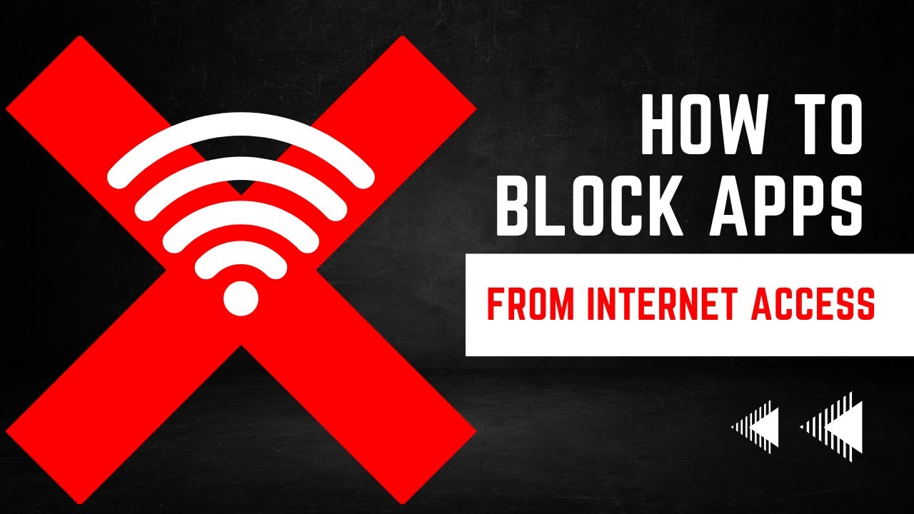 Block Apps From Internet Access on Windows 10// e4space - YouTube