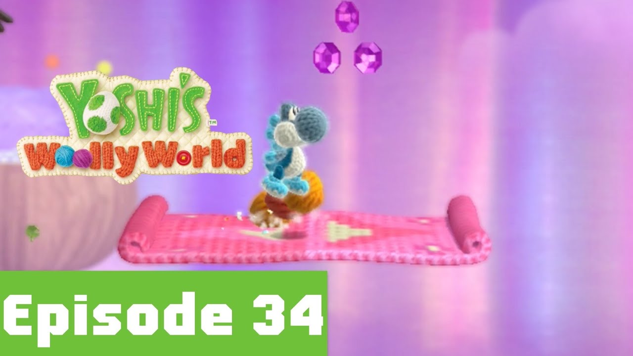 Yoshi's Woolly World ep34 'Flying Carpet Cruise' YouTube
