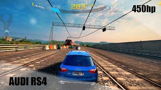 AUDI RS4 gameplay/ / 280km/h Asphalt8: Airborne screenshot 4